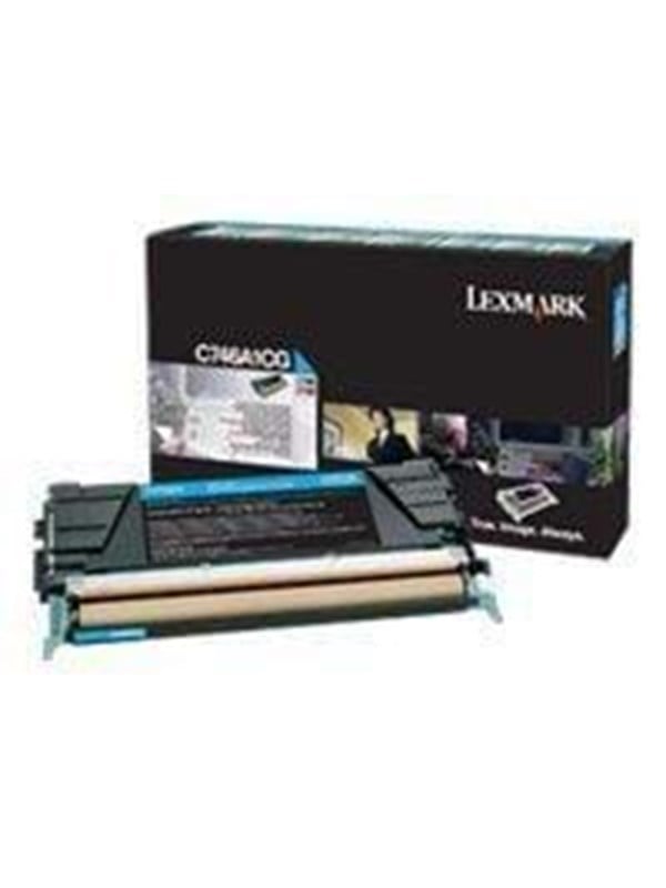 Lexmark C746a1cg Lasertoner Cyan