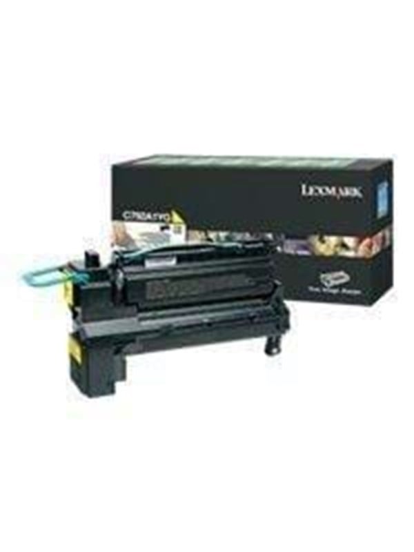 Lexmark C792a1yg Toner Yellow Lasertoner Gul