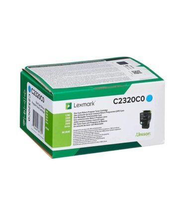 Lexmark C2320c0   Cyan Return Program Toner Lasertoner Cyan