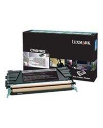 Lexmark C746h1kg Black Lasertoner Sort