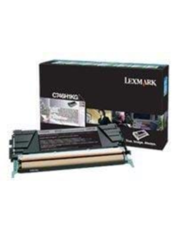 Lexmark C746h1kg Black Lasertoner Sort