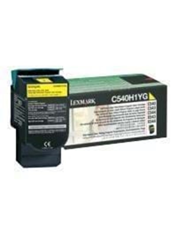 Lexmark C540h1yg Toner Yellow Lasertoner Gul