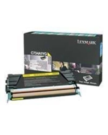 Lexmark C736h1yg Toner Yellow Lasertoner Gul