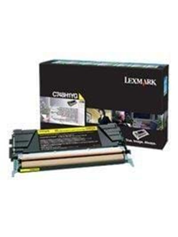 Lexmark C748h1yg Yellow Lasertoner Gul