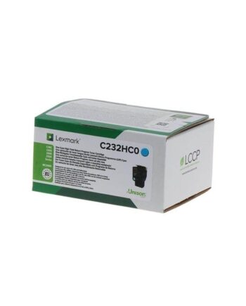 Lexmark C232hc0 Cyan High Yield Return Program Toner Lasertoner Cyan