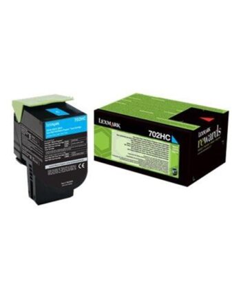 Lexmark 70c2hc0   702hc Return Program Toner Cyan Lasertoner Cyan