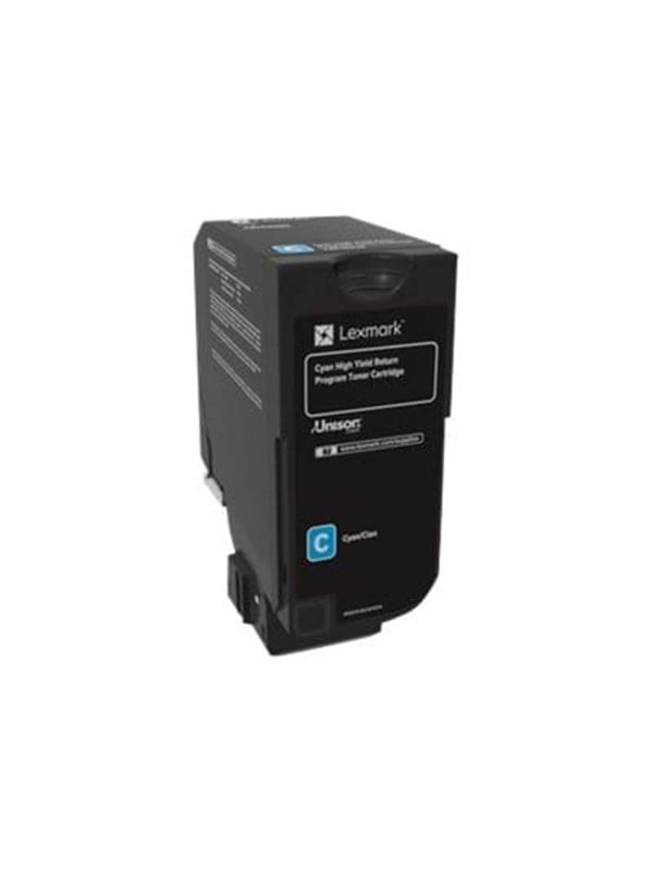 Lexmark 74c2hc0 Lasertoner Cyan