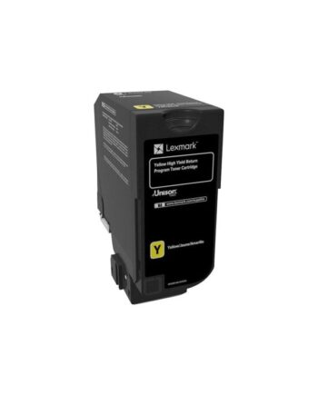 Lexmark 74c2hy0   High Yield Return Program Toner Lasertoner Gul