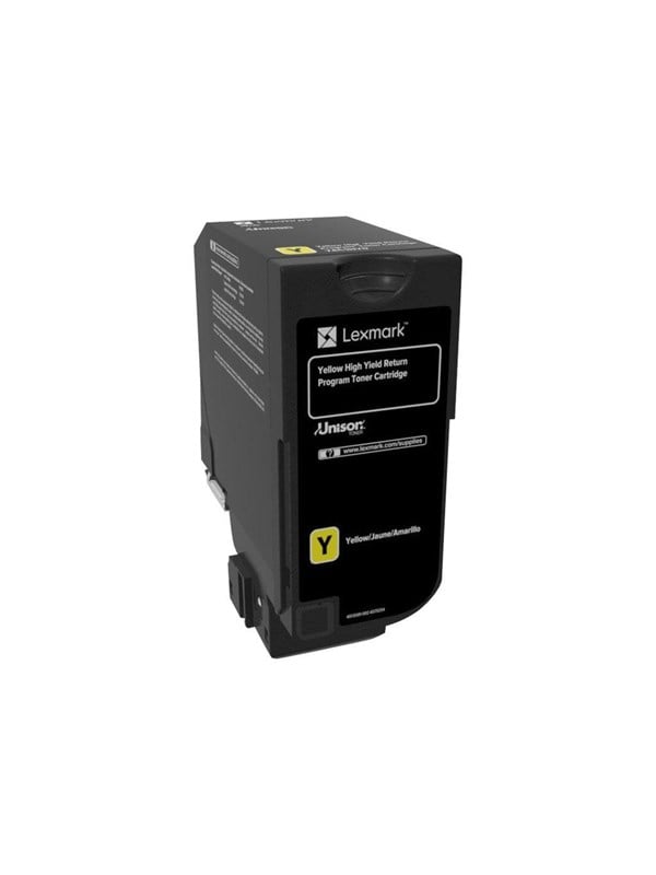 Lexmark 74c2hy0 High Yield Return Program Toner Lasertoner Gul