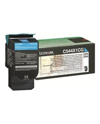 Lexmark C544x1cg   High Capacity Black Toner Lasertoner Cyan
