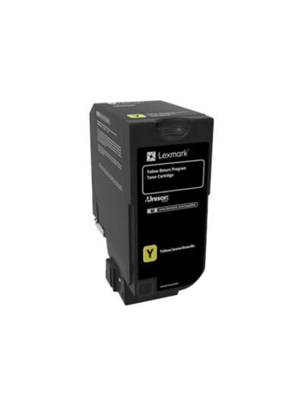 Lexmark 74c20y0 Yellow Laser Toner Lasertoner Gul
