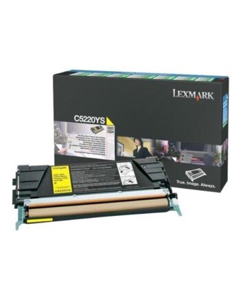 Lexmark C5220ys Toner Yellow Lasertoner Gul