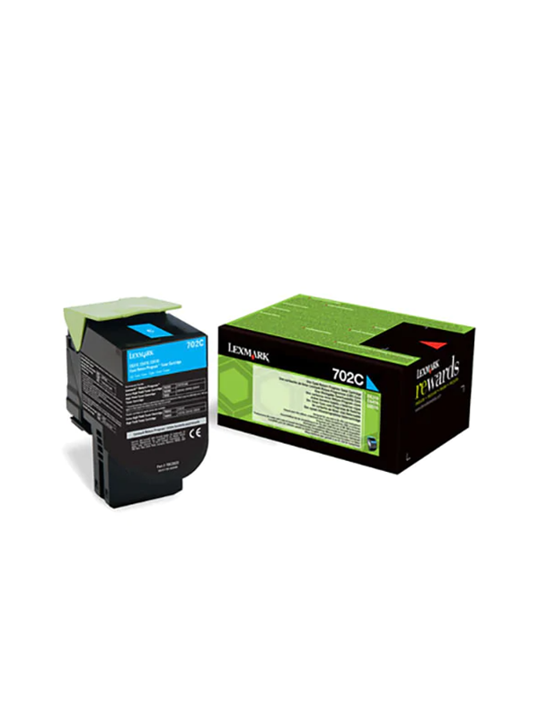 Lexmark 702ce 70c20ce Lasertoner Cyan