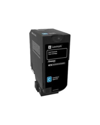Lexmark Cyan Original Tonerpatron Lasertoner Cyan