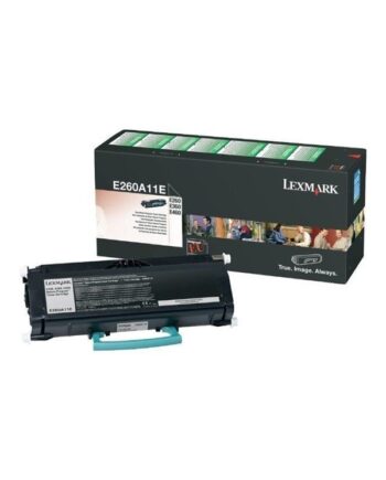 Lexmark E260a11e   Black Toner Lasertoner Sort
