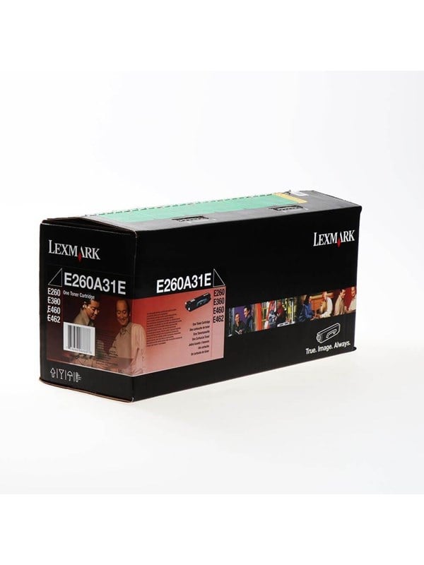 Lexmark E260a31e Toner Black Lasertoner Sort