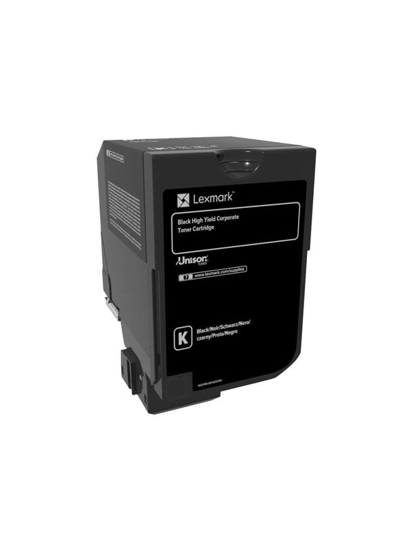 Lexmark High Yield Black Original Toner Cartridge Lccp Lrp Corporate Lasertoner Sort