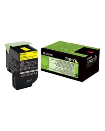 Lexmark 702hy   70c2hy0 Yellow Return Program Toner Lasertoner Gul