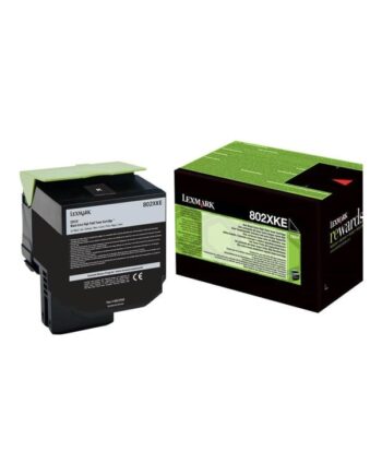 Lexmark Laser Toner Cartridge 802xke Lasertoner Sort