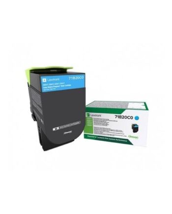 Lexmark Return Program Toner X317   71b20c0 Cyan Toner Lasertoner Cyan