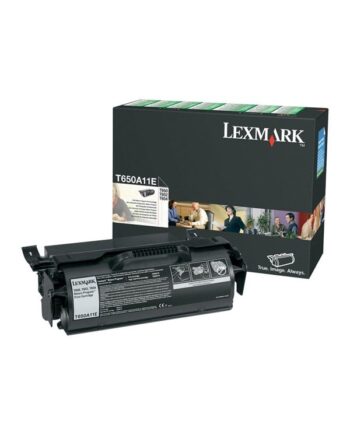Lexmark T650a11e Toner Black Lasertoner Sort