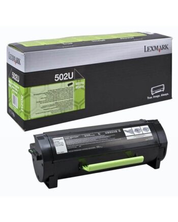 Lexmark 502u High Yield Black Toner Lasertoner Sort