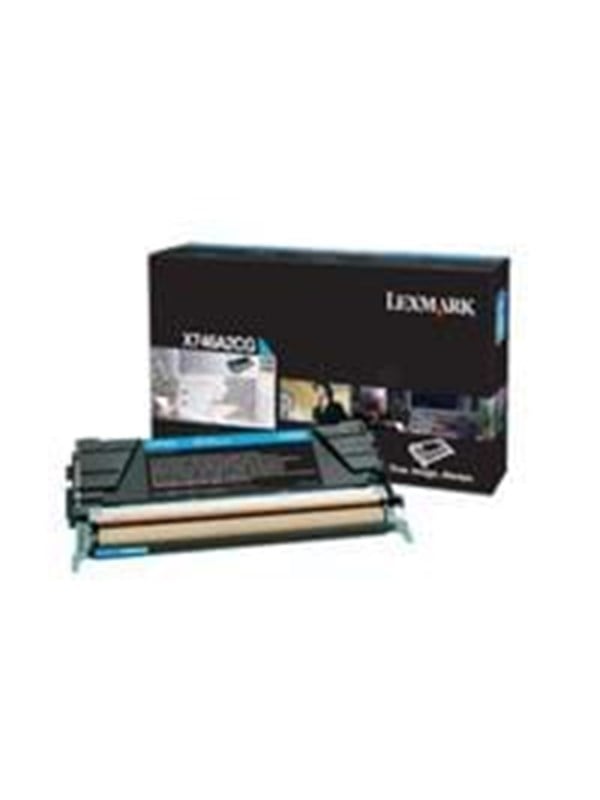 Lexmark X746a3cg Lasertoner Cyan