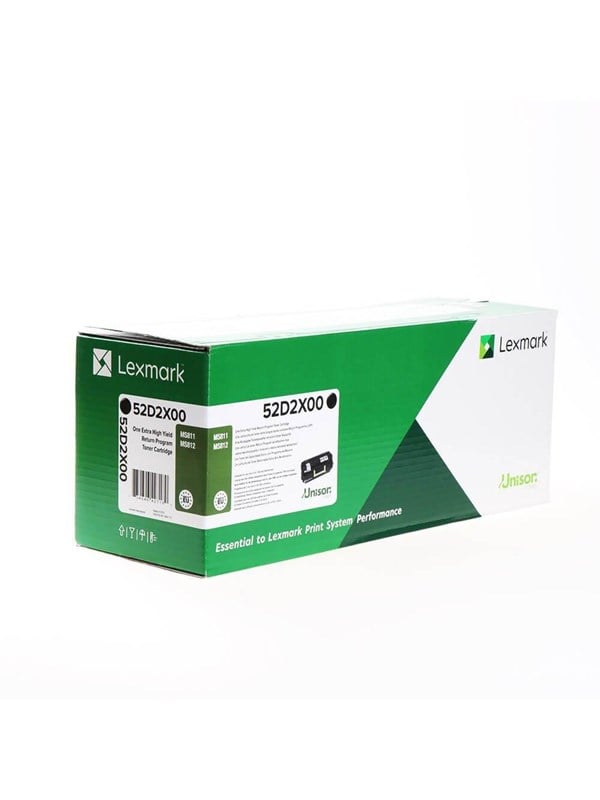 Lexmark 522x Ekstra High Yield Black Toner Lasertoner Sort