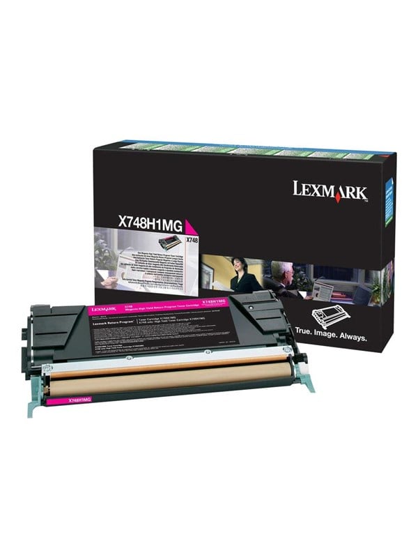 Lexmark X748h1mg Magenta Lasertoner Magenta