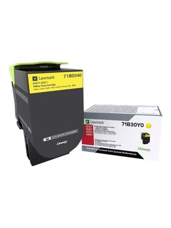 Lexmark X317 Lasertoner Gul