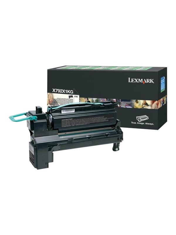 Lexmark X792x1kg Toner Black Lasertoner Sort