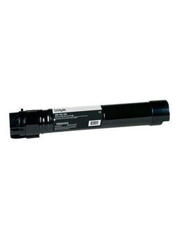 Lexmark X950x2kg Toner Black Lasertoner Sort