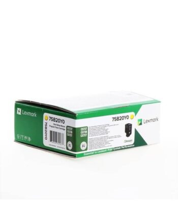 Lexmark Yellow Original Toner Cartridge Lrp Lasertoner Gul