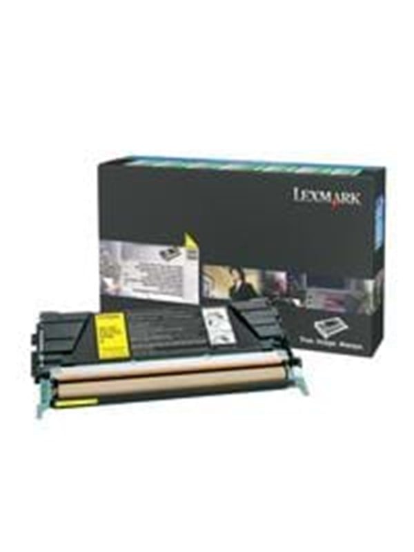 Lexmark Yellow Toner Cartridge Lasertoner Gul