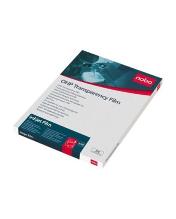 Nobo Overheadfilm Inkjet Printer A4 Stribe Kort  50 Pak