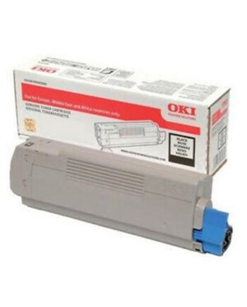 Oki 46471104 Black Toner Lasertoner Sort