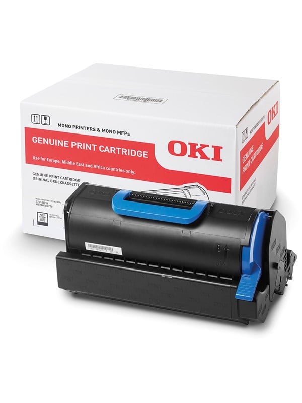 Oki 45488802 Black Toner Lasertoner Sort