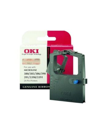 Oki Ml 380 385 386 Black Ribbon Print-bånd Sort