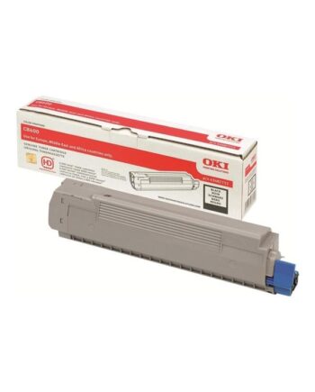 Oki 43487712 Toner Black Lasertoner Sort