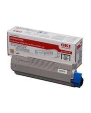 Oki 43865708 Toner Black Lasertoner Sort