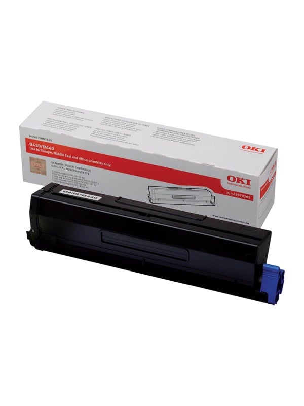 Oki 43979202 Toner Black Lasertoner Sort