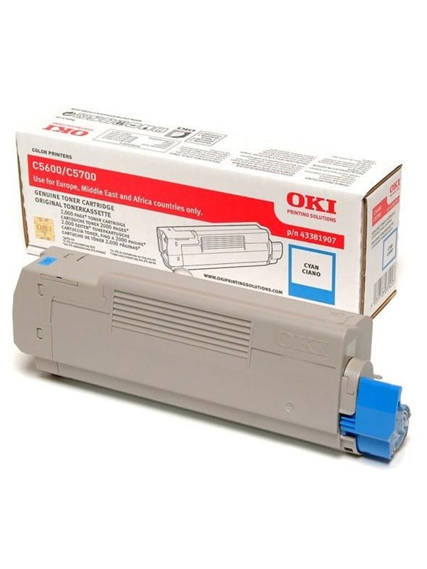 Oki 43381907 Toner Lasertoner Cyan