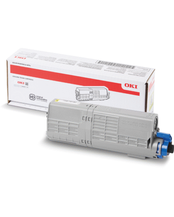 Oki 46490401   Yellow Toner Lasertoner Gul