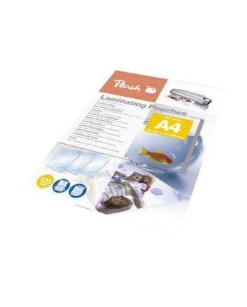 Peach 25-pack Glossy Laminating Pouches Skinnende Laminerende Lommer