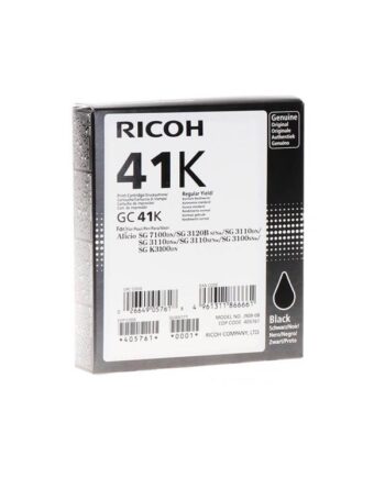 Ricoh Ink Cartridge Gc 41k Hy Black Blækpatron Sort