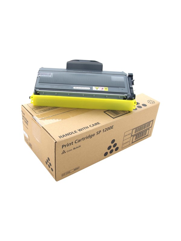 Ricoh 406837 Type 1200e Black Toner Lasertoner Sort