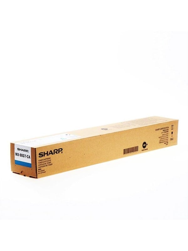 Sharp Mx-60gtca Cyan Original Tonerpatron Lasertoner Cyan