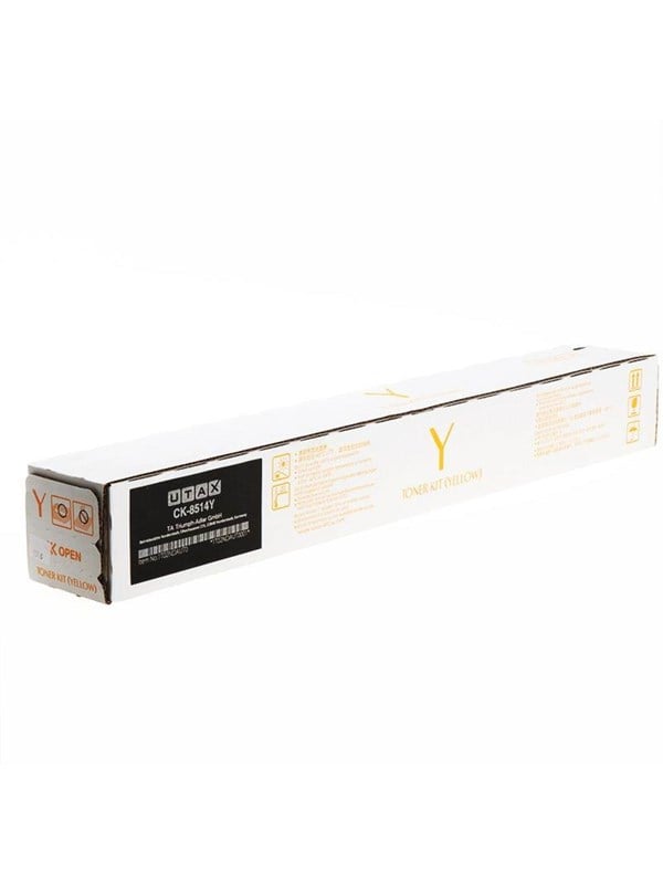 Utax Ck8514y Yellow Original Toner Cartridge Lasertoner Gul