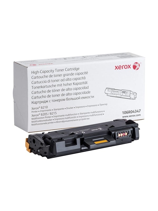 Xerox 106r04347 High Capacity Black Toner Lasertoner Sort