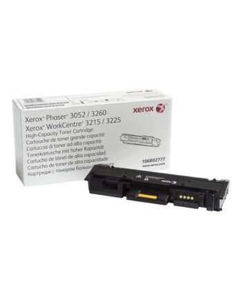 Xerox 106r02777   High Capacity Black Toner Phaser 3260 Workcentre 3215 3225 Lasertoner Sort